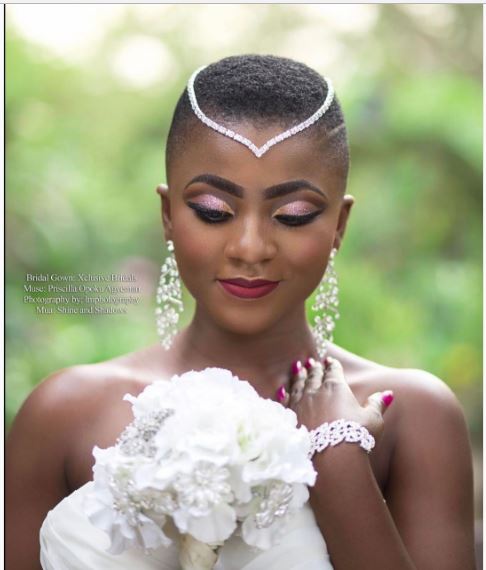 Ahuofe Patri Looks Elegant In Bridal Photo