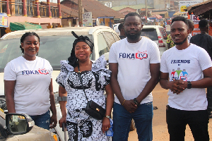 Modern Gospel Awards Board storms Begoro to support Mercy Ochere