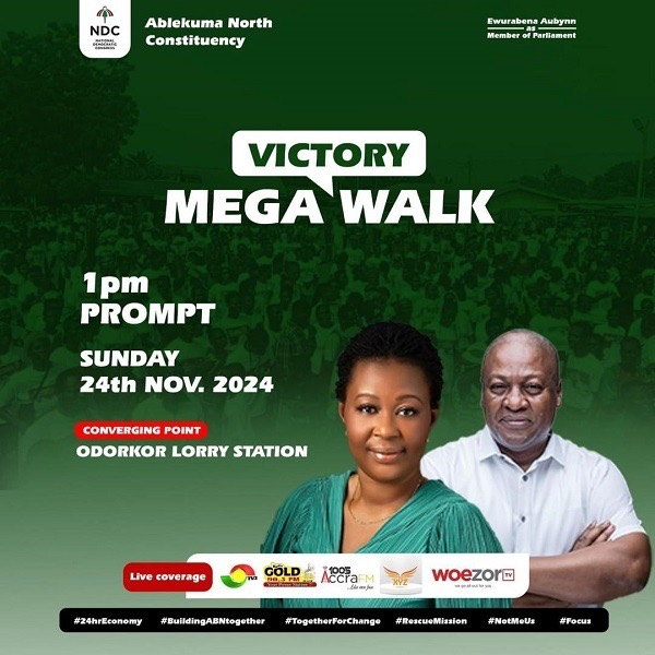 NDC parliamentary candidate for Ablekuma North to lead ‘Vctory Mega ...