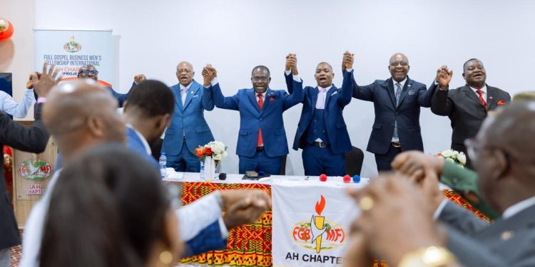 New FGBMFI AH Chapter Launched as Dr. Siaw Agyepong is Inducted