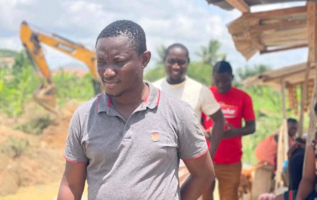 Amenfi East MP tours communities, dredges drains to prevent flooding