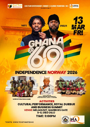 Ghana @69 Independence Celebration Set to Light Up Norway in 2026