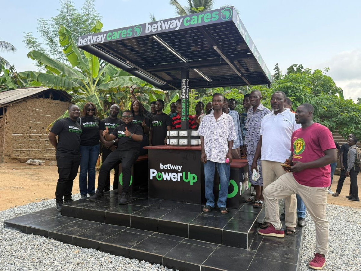 Betway Ghana hands over solar-powered Power Up units to Ayensuano District