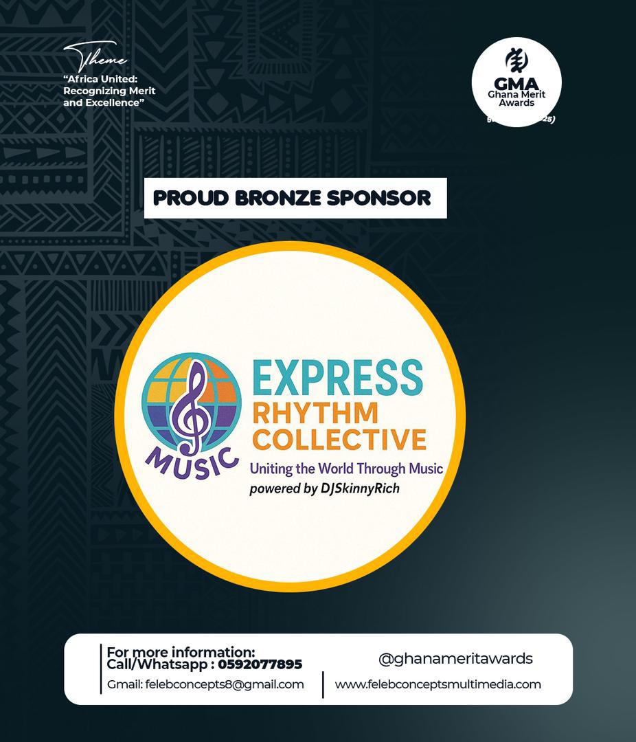 Ghana Merit Awards 2025 Proudly Welcomes Express Rhythm Collective as Bronze Sponsor