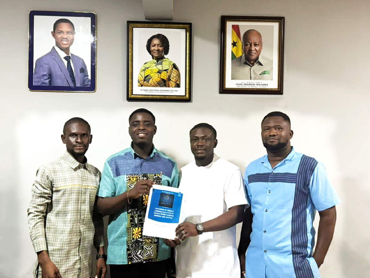 Maadaadizi Workforce Center Madina Job Center Signs MOU to Provide Loans for Young Mobile Money ...