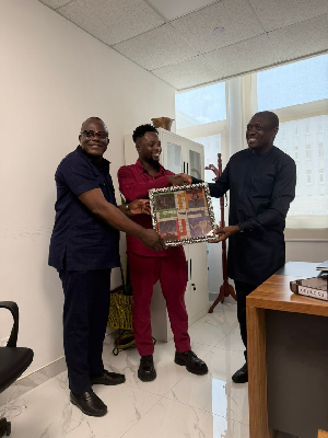 Oscar Korbla Mawuli Awuku’s Artistic Dialogue with Ghana’s Foreign Affairs Leadership