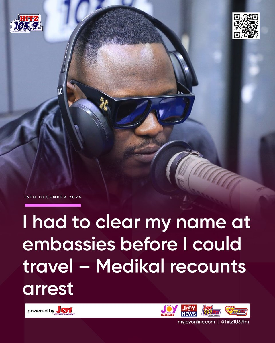 Ghanaian Rapper Medikal Recounts Ordeal of Clearing His Name at ...