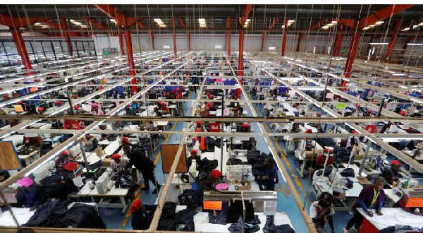 File photo of a garment factory