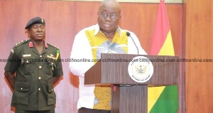 President Akufo-Addo addressed the media earlier today, January, 17,2017