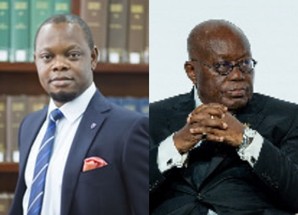 Nana Addo Dankwa Akufo-Addo (right) and Dr Justice Srem-Sai (left)