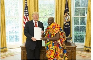 Dr. Barfuor Adjei-Barwuah was presented his credentials to President Donald Trump