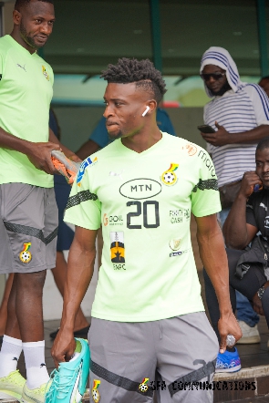 Mohammed Kudus has finally joined the Black Stars in camp