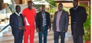 Officials of the Ghana Embassy in Libya visit Kotoko