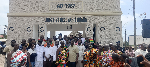 Evalue-Ajomoro Gwira MP builds Nkrumah Arch at Axim roundabout