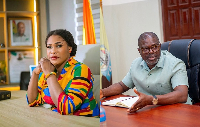 Ebi Bright is the Tema Metropolitan Chief Executive (L) and TDC MD Courage Makafui Nunekpeku (R)