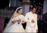 Pastor Chris walked his daughter down the aisle
