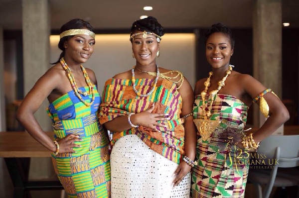 Some contestants of Miss Ghana UK 2017