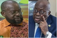 Jantuah (L) says ex-President Akufo-Addo has questions to answer on the National Cathedral project