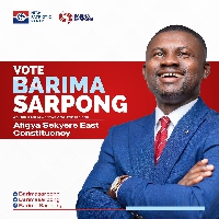 Barima Sarpong has picked number two on the ballot