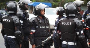 Some personnel of the Ghana Police Service