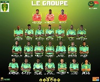 Mauritania's 24 man squad