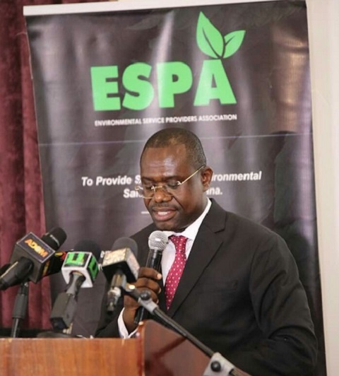 Dr. Joseph Siaw Agyepong, President of the Environmental Service Providers Association (ESPA)