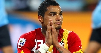Prince Boateng scored 2 goals from 15 appearances for Ghana's Black Stars