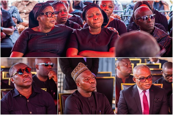 Scenes from Ernest Kumi's home when Parliament's leaders visited his family to commiserate with them