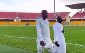 Sports minister, Mustapha Ussif inspects Accra Sports Stadium