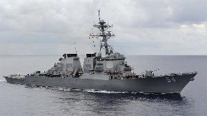 US Warship Reuters