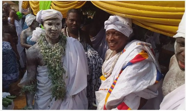 Chiefs and people of Klikor have out-doored their new “Awadada” (Warlord), Torgbi Afadi