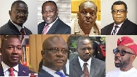 Candidates aspiring for the flagbearer position in the NDC