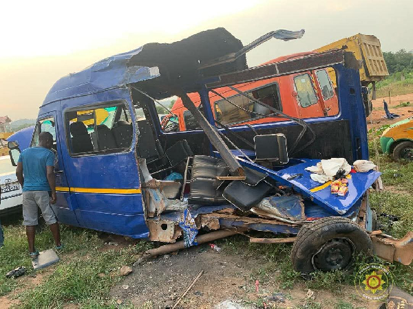 The sprinter was completely destroyed from its rear