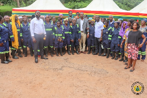 100 community sanitation workers deployed in Ellembelle District