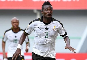 Black stars Captain Asamoah Gyan