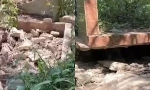 Some of the graves destroyed