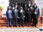 PHOTOS: Gambia's Chief Justice meets CJ Baffoe Bonnie