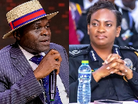 Martin Kpebu (L) has criticised the police for remanding Salomey over Ghana Jollof videos