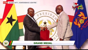 President Akufo-Addo and the GETFund Administrator, Dr. Richard Ampofo Boadu