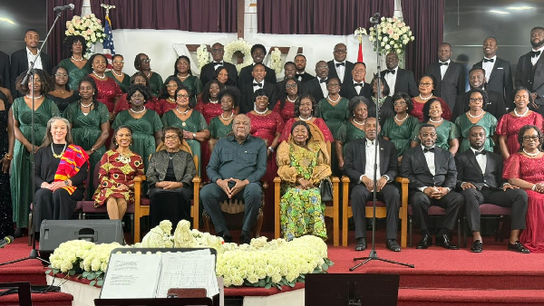 The Christmas concert was organised by Tema Choir USA in Woodbridge, Virginia