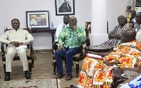 The Board and Management of COCOBOD paid a courtesy call on the Okyenhene