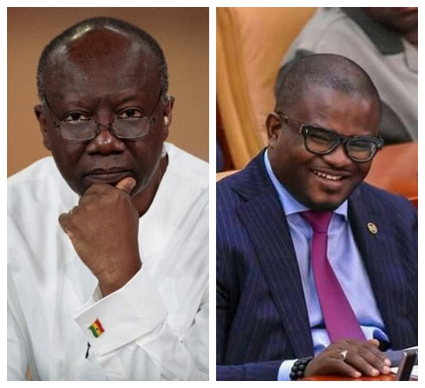 Ken Ofori-Atta, Finance Minister and dismissed Charles Adu Boahen