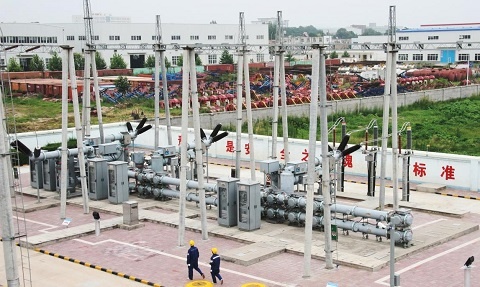 A 110 kV smart substation at Yuchu in Xi'an