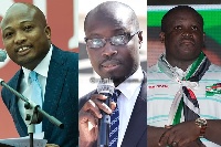 Samuel Okudzeto Ablakwa, Cassiel Ato Forson and Sam George