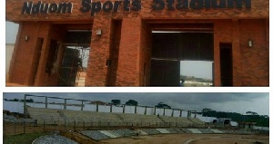 The newly built 15,000 capacity Ndoum stadium