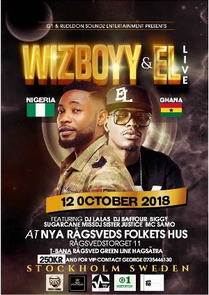 Wizboyy and Ghana's rapper EL are set to storm Sweden