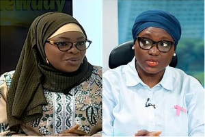 Shamima Muslim (L) clashed with Musah-Saaka (R) during a discussion on the teachers’ union strike