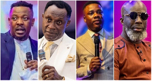 From L to R: Nigel Gaisie, Dr Kwadwo Bempah, Prophet Telvin Sowah, and Kumchacha are Ghanaian cleric