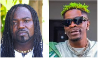 Former Black Stars player Prince Tagoe (L) says Shatta Wale (R) made him invest in Stonebwoy