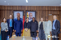 Energy Minister in a pose with the team from Cenpower